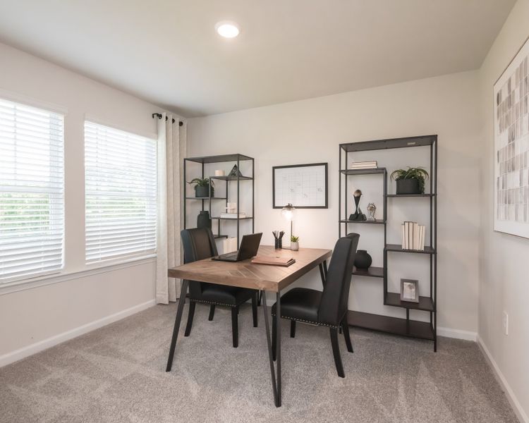 Furnished interior view inside a new home in Avalon - Vista Series, Conyers (Image 9).