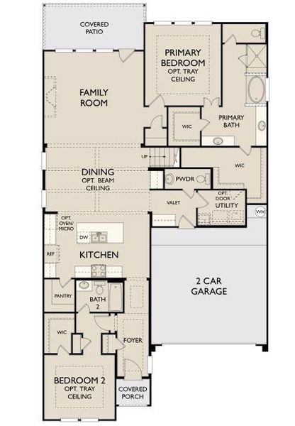 2D floor plan layout of this home in Oakwood Estates, Waller, TX (Image 3). 2D floor plan layout of this home in Oakwood Estates, Waller, TX (Image 3).