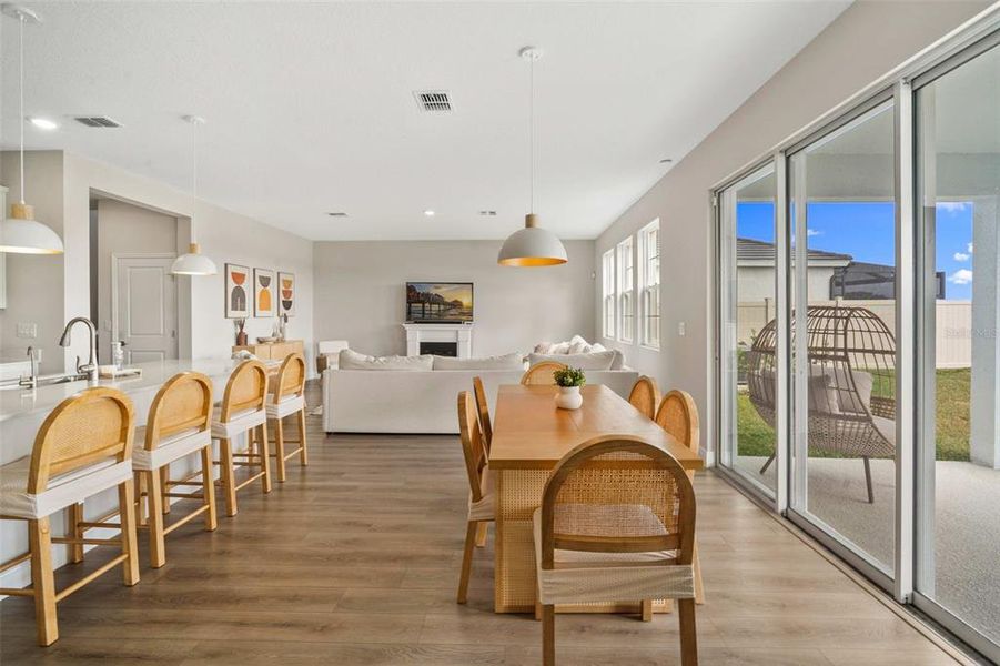 Furnished interior view inside a new home in Mirada, San Antonio (Image 9).