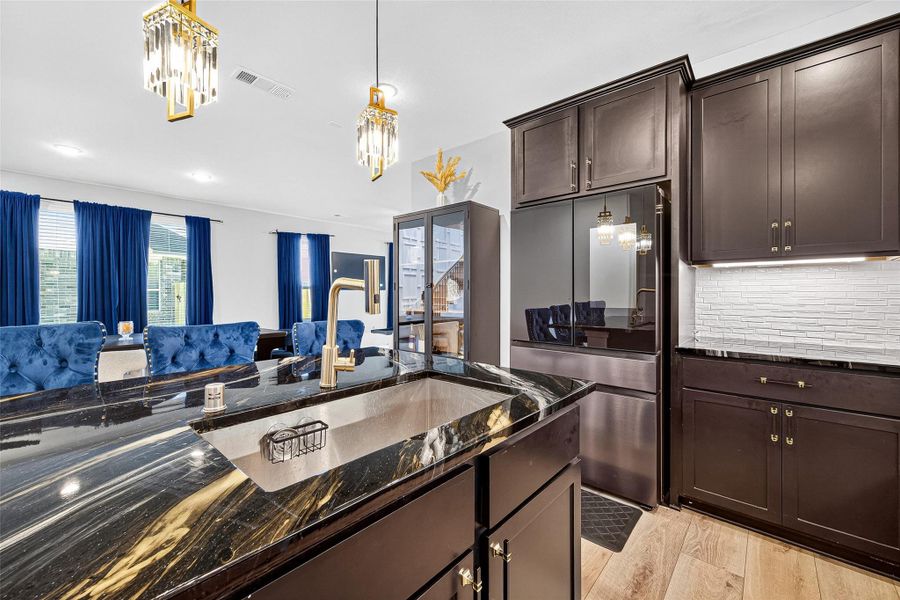 Furnished interior view inside a new home in Anderson Lakes, Houston (Image 13). Furnished interior view inside a new home in Anderson Lakes, Houston (Image 13).