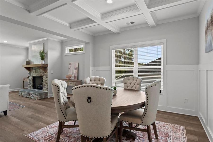 Furnished interior view inside a new home in , Dallas (Image 13).