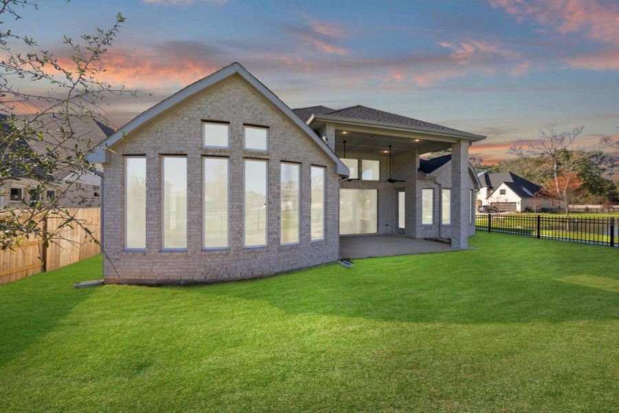 Exterior details and patio area of a home in , Spring (Image 3).