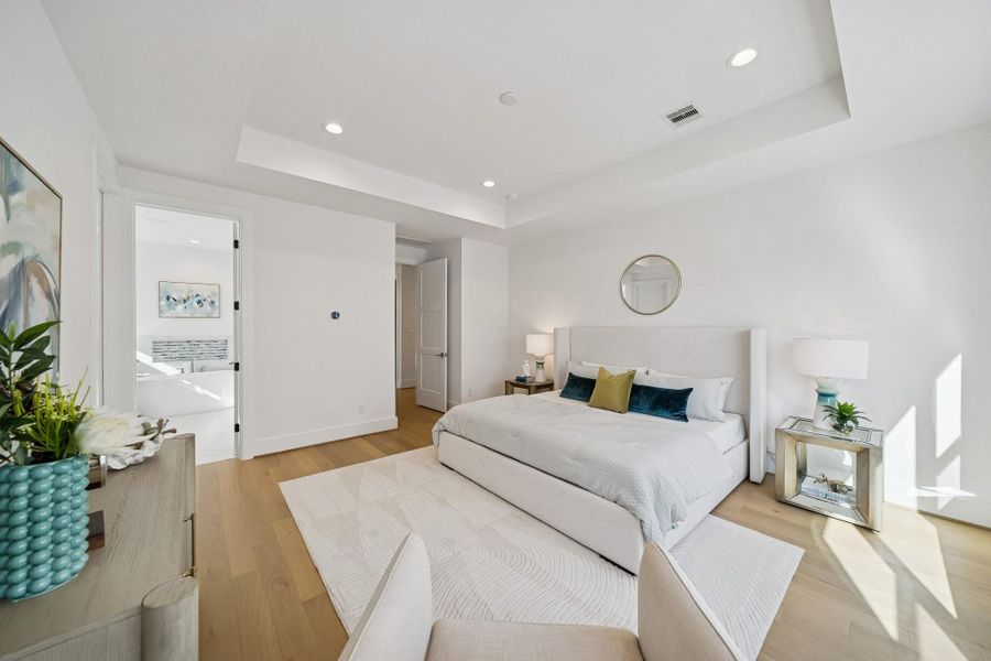 Furnished interior view inside a new home in West 21st Residences, Houston (Image 9).