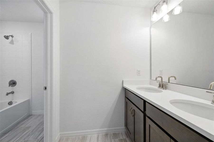 Furnished interior view inside a new home in Eagletail Landings, Howey-in-the-Hills (Image 5).