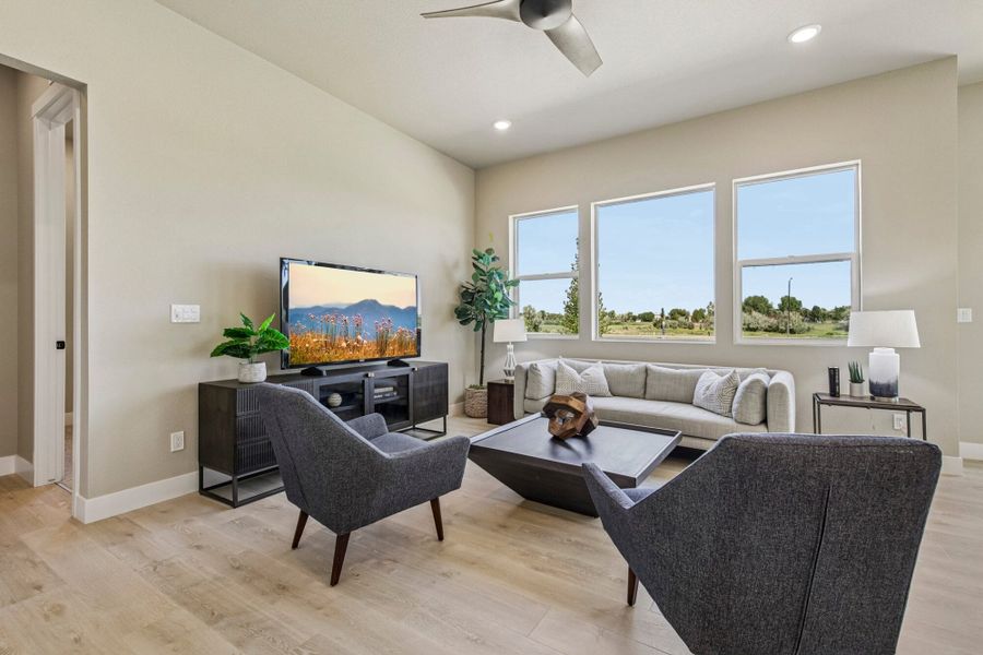 Furnished interior view inside a new home in Country Club Reserve – Fort Collins, Fort Collins (Image 6).