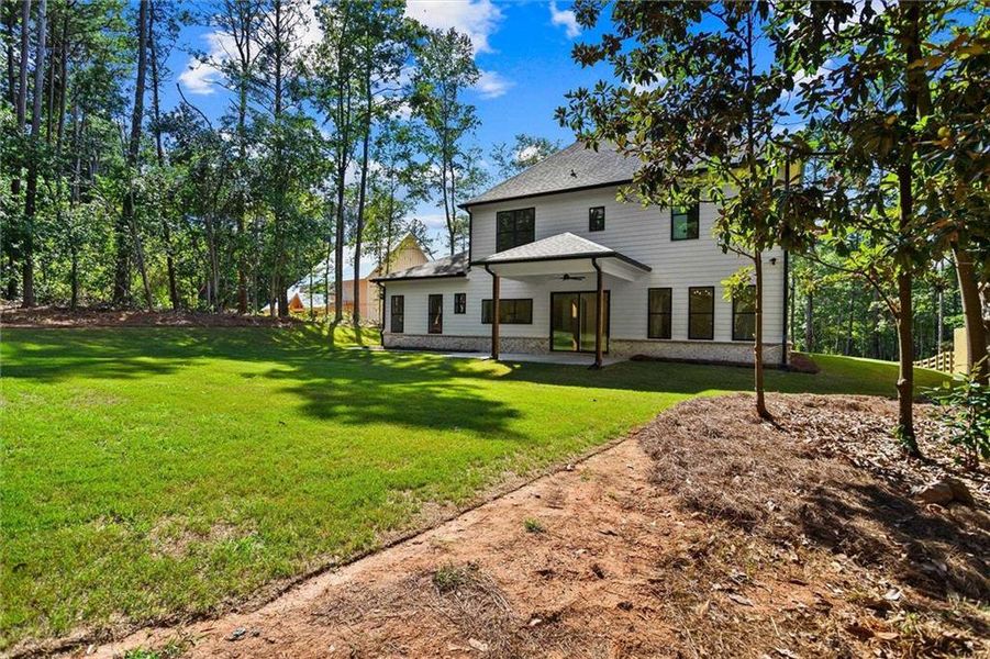 Exterior details and patio area of a home in , Winder (Image 33). Exterior details and patio area of a home in , Winder (Image 33).