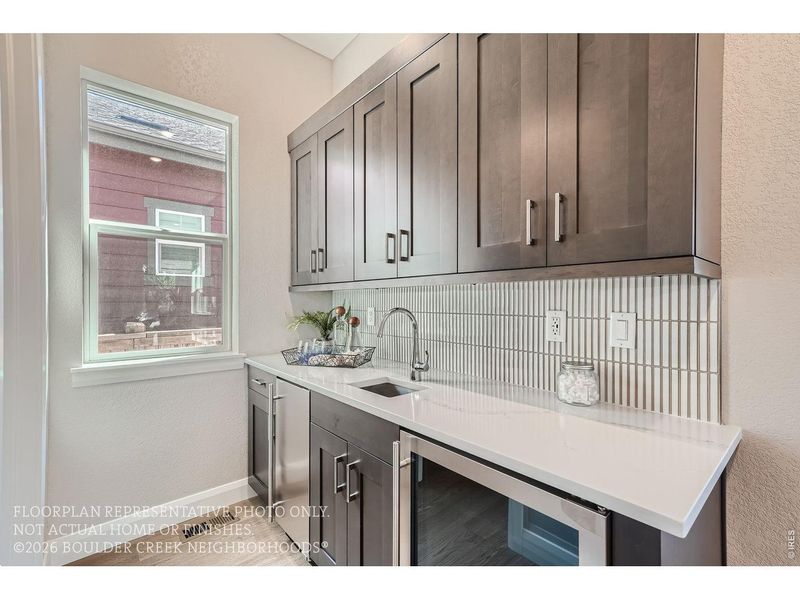 Furnished interior view inside a new home in , Boulder (Image 43).