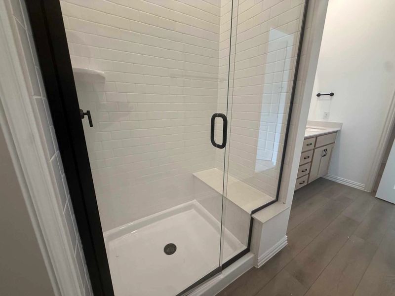 Primary Bathroom Construction Progress featuring the Artisan Collection