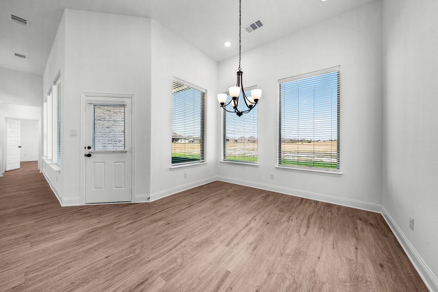 Spacious, unfurnished interior of a new home in Creekview Farms, Greenville (Image 19). Spacious, unfurnished interior of a new home in Creekview Farms, Greenville (Image 19).