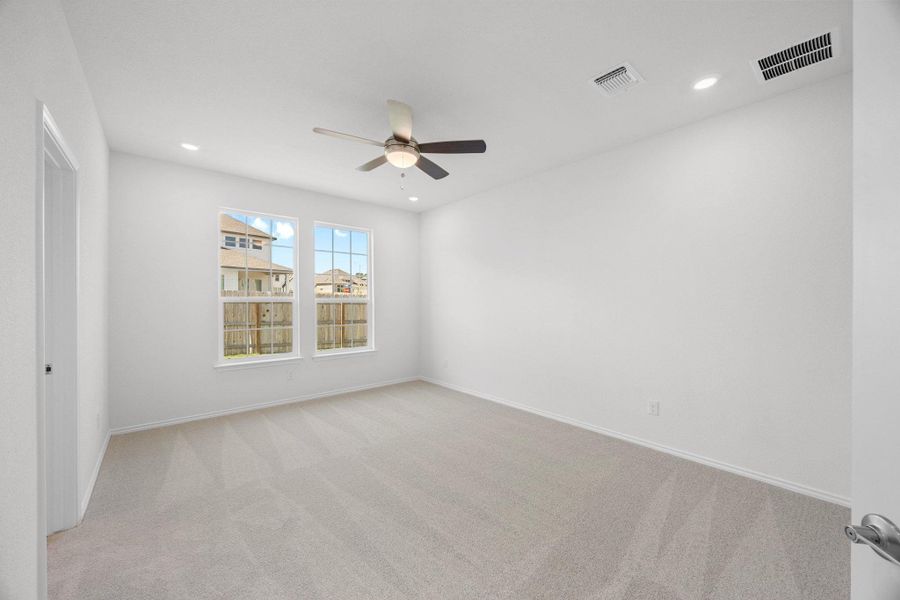 Spacious, unfurnished interior of a new home in Retreat at San Gabriel, Georgetown (Image 21). Spacious, unfurnished interior of a new home in Retreat at San Gabriel, Georgetown (Image 21).