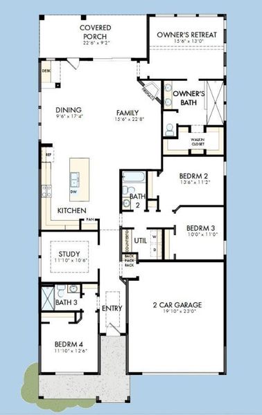 The success of a floor plan is the way you can move through it…You’ll be amazed at how well this home lives…We call it traffic patterns.