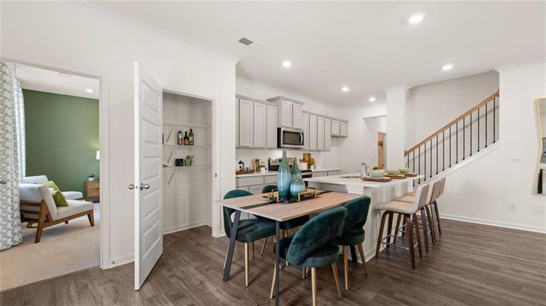 Furnished interior view inside a new home in Independence Villas and Townhomes, Loganville (Image 30). Furnished interior view inside a new home in Independence Villas and Townhomes, Loganville (Image 30).