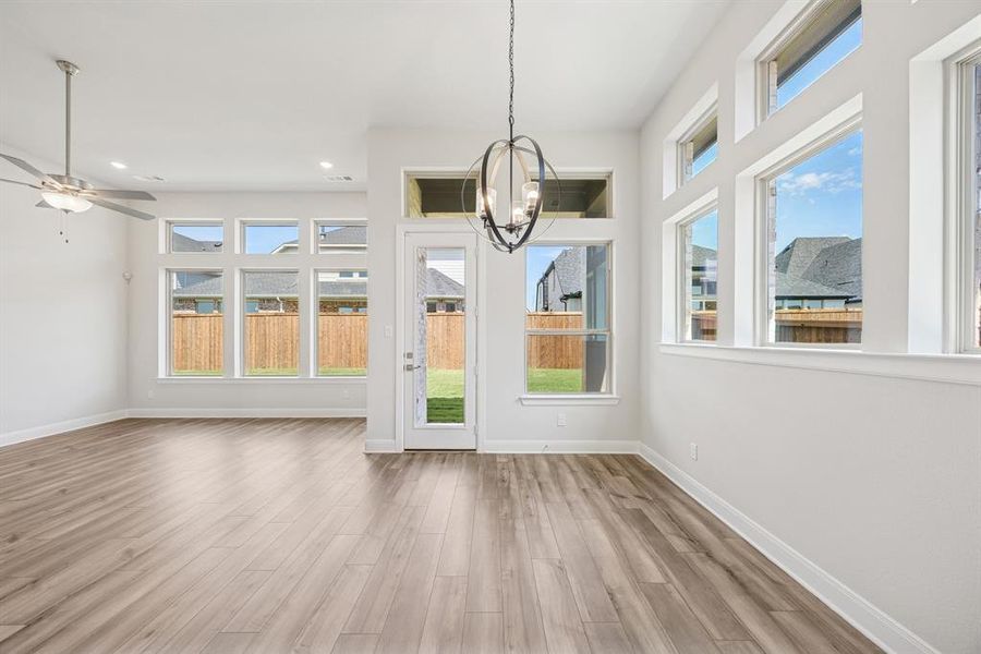 Spacious, unfurnished interior of a new home in Sandbrock Ranch, Aubrey (Image 15). Spacious, unfurnished interior of a new home in Sandbrock Ranch, Aubrey (Image 15).