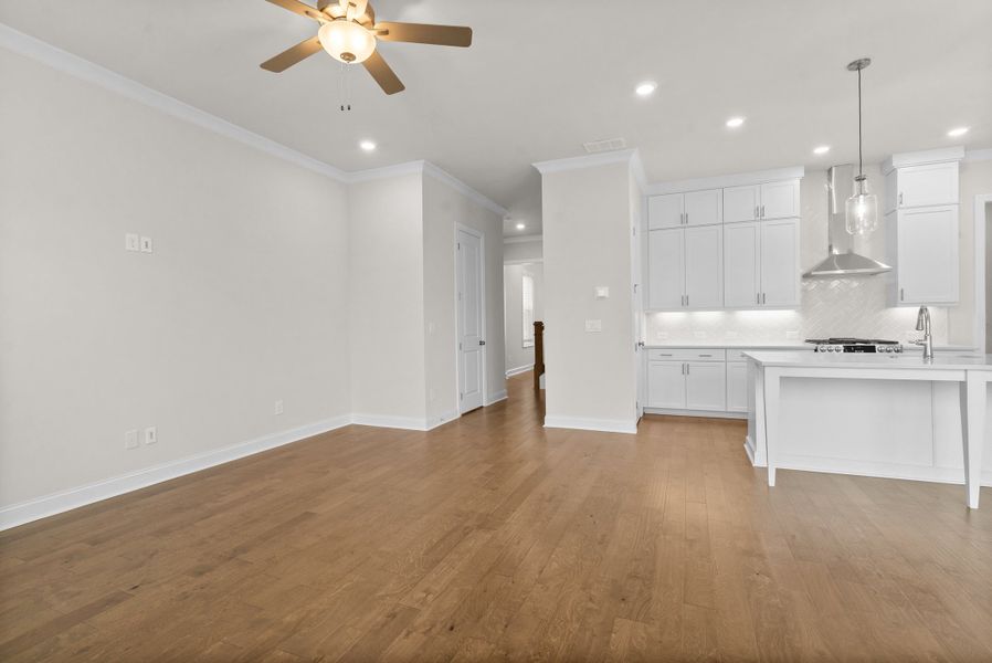 Representative unfurnished interior of a home built from the The Cantrell by The Providence Group in Aberdeen, Hoschton (Image 19).