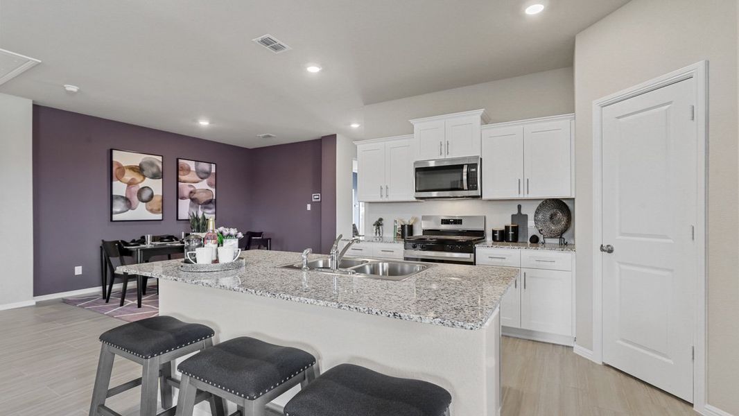 Furnished interior view inside a new home in Longhorn Estates, Fort Worth (Image 10).