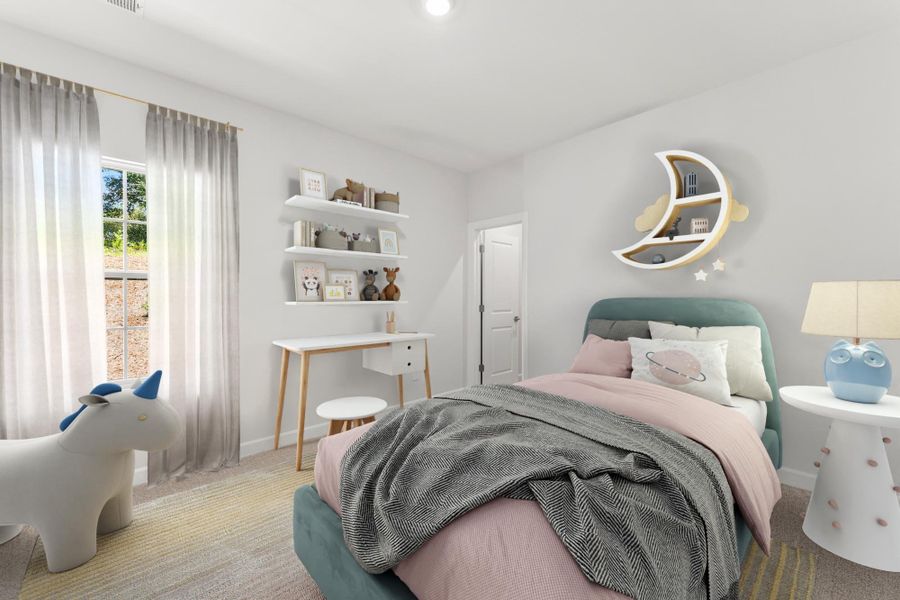 Representative furnished interior of a home built from the Cooper - Vanguard Collection by Mungo Homes in Grand Park, Leland (Image 6).