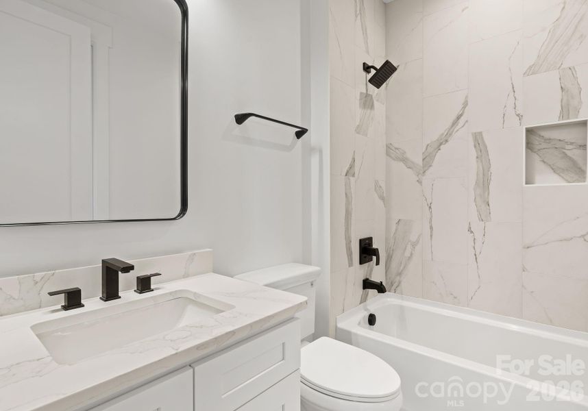 Furnished interior view inside a new home in , Charlotte (Image 28).