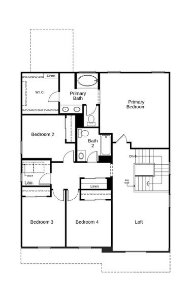 2D floor plan layout of this home in Bella Camino Traditions, San Tan Valley, AZ (Image 3). 2D floor plan layout of this home in Bella Camino Traditions, San Tan Valley, AZ (Image 3).