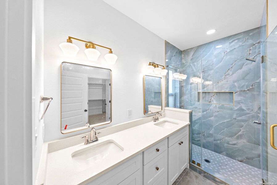 Furnished interior view inside a new home in , San Antonio (Image 9).