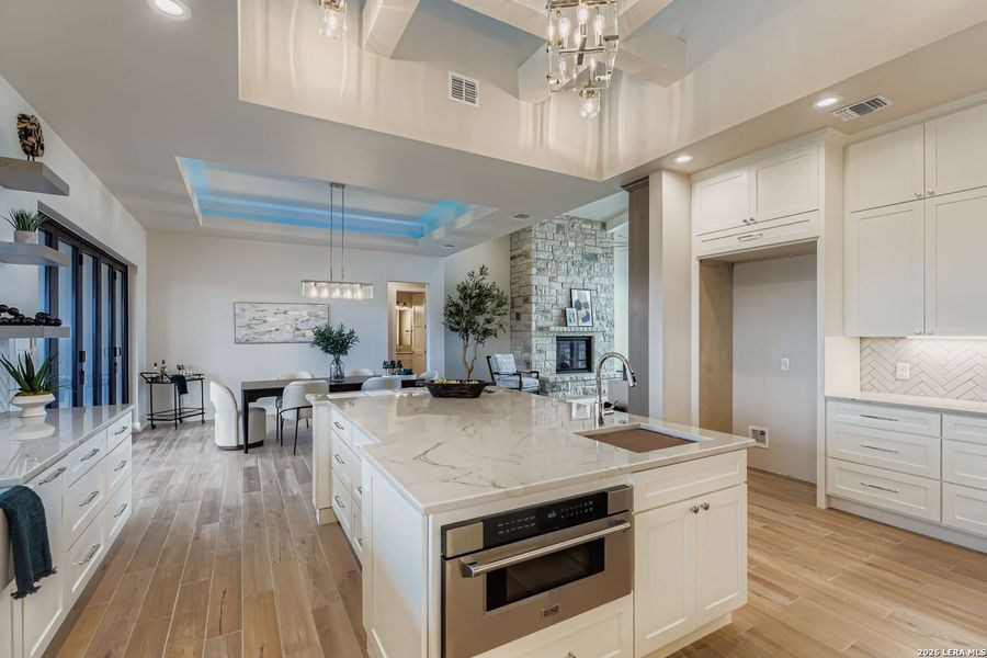 Furnished interior view inside a new home in , San Antonio (Image 11).