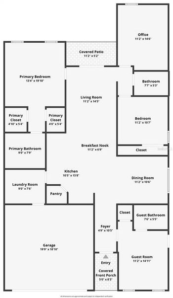2D floor plan layout of this home in , Orlando, FL (Image 5).