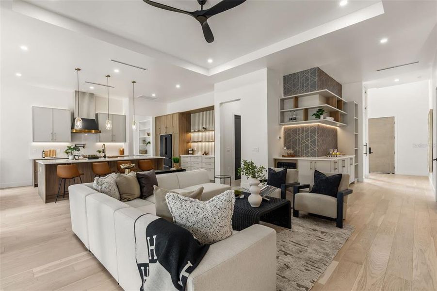 Furnished interior view inside a new home in , Winter Park (Image 39).