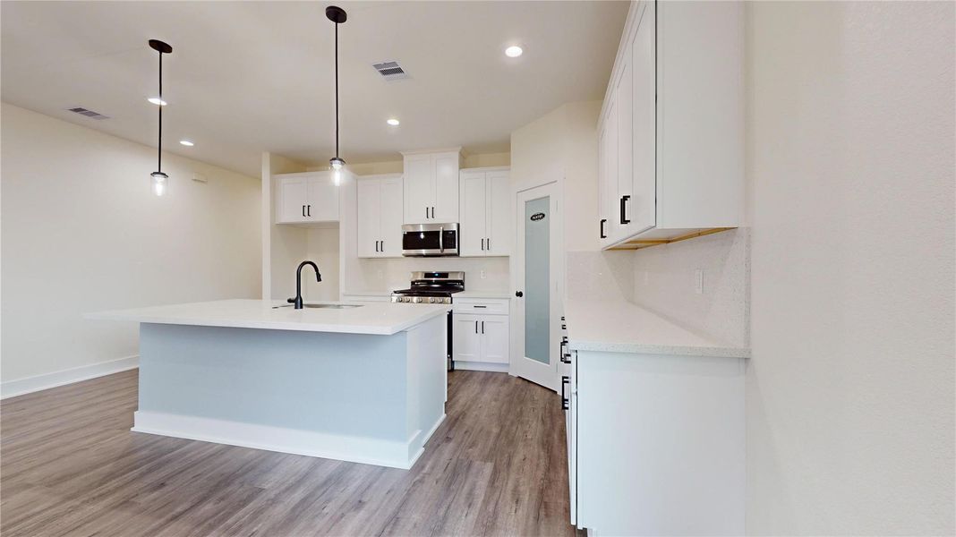 Furnished interior view inside a new home in , Houston (Image 11).