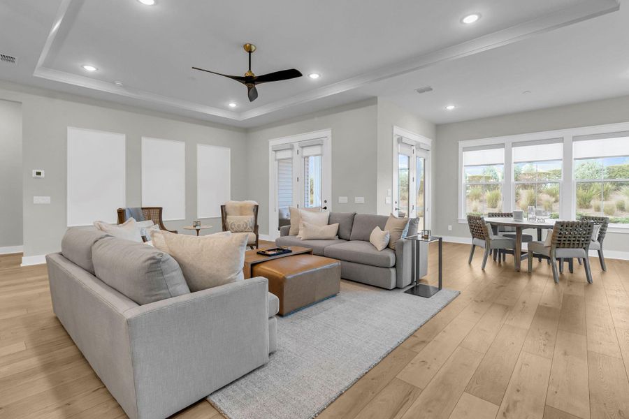 Furnished interior view inside a new home in , Summerville (Image 6).