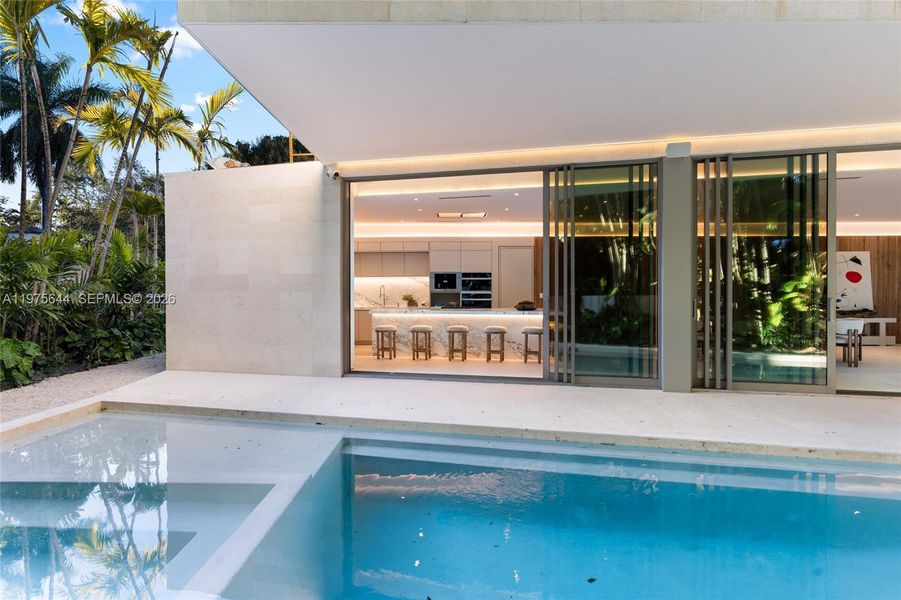 Exterior details and patio area of a home in , Miami (Image 35).