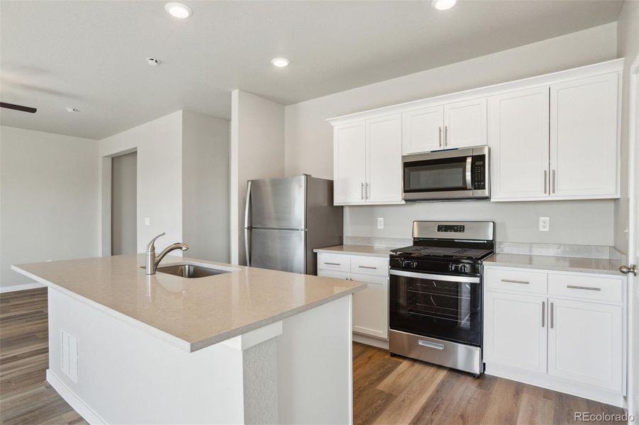 Furnished interior view inside a new home in , Frederick (Image 6).