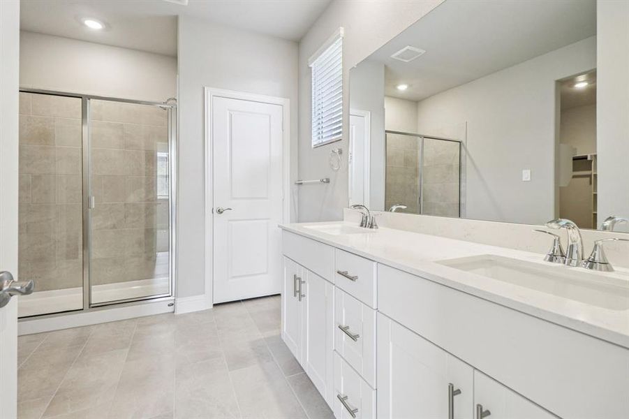 Furnished interior view inside a new home in Lakehaven - Premier Series, Farmersville (Image 9). Furnished interior view inside a new home in Lakehaven - Premier Series, Farmersville (Image 9).