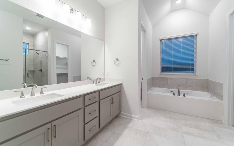 Furnished interior view inside a new home in Marvida, Cypress (Image 9). Furnished interior view inside a new home in Marvida, Cypress (Image 9).