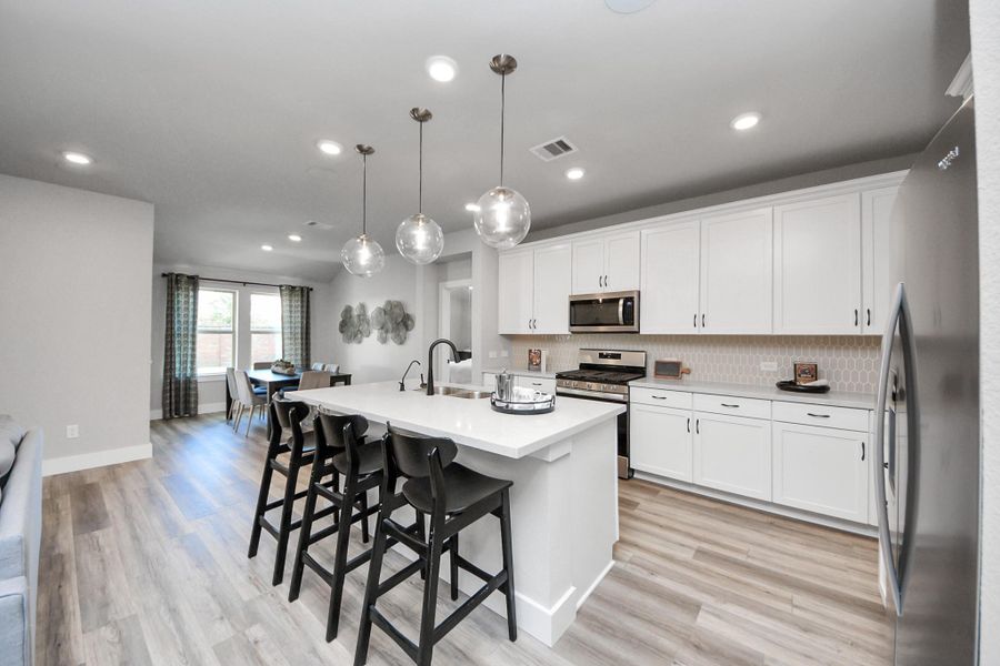 Furnished interior view inside a new home in Sunterra: Landmark Collection, Katy (Image 12).