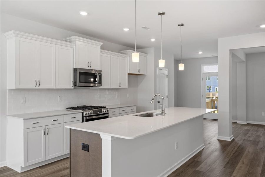 Furnished interior view inside a new home in Sweetbrier, Durham (Image 8).
