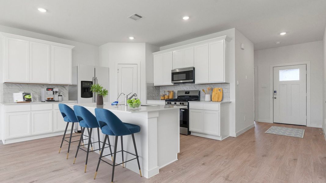 Representative furnished interior of a home built from the Ozark by D.R. Horton in Tamarron, Brookshire (Image 6).