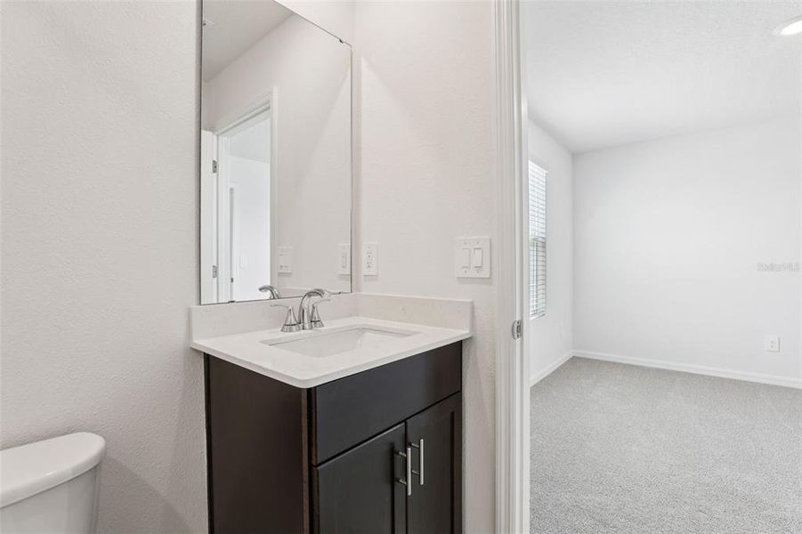 Furnished interior view inside a new home in The Meadow at Crossprairie, St. Cloud (Image 9).