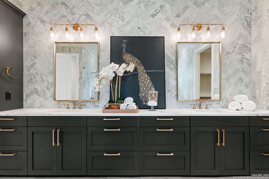 Furnished interior view inside a new home in , Terrell Hills (Image 13).