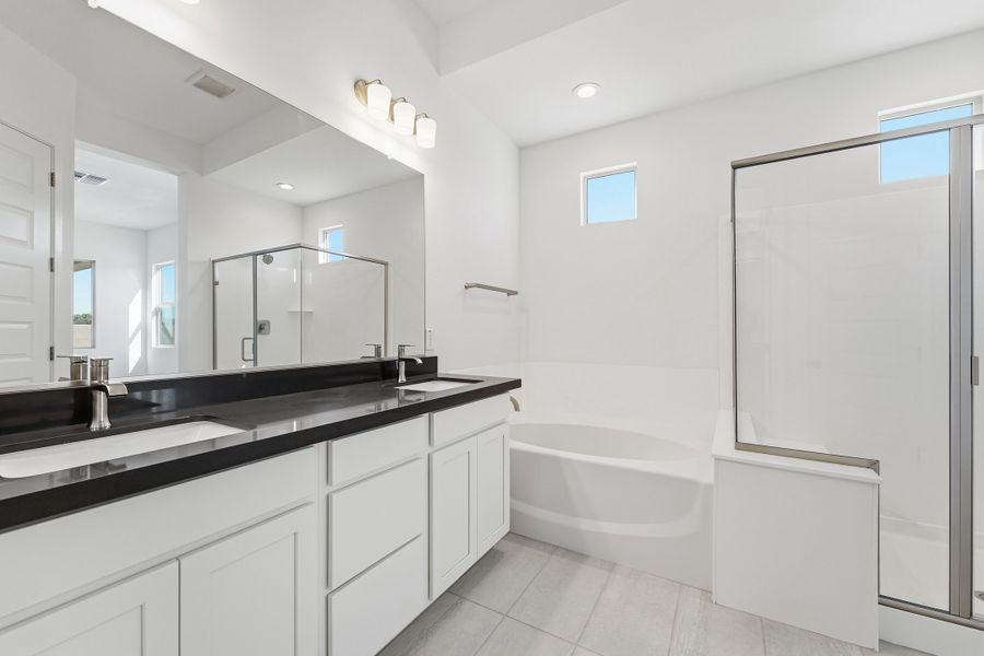 Furnished interior view inside a new home in Combs Ranch, San Tan Valley (Image 15).