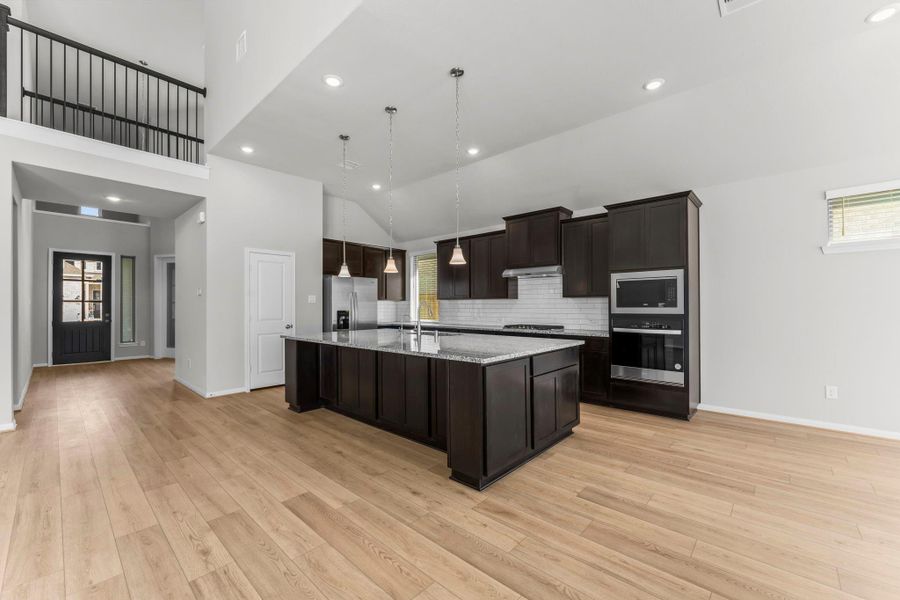 Furnished interior view inside a new home in The Highlands, Porter (Image 5).