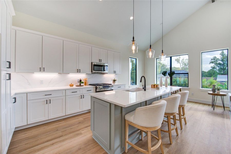 Furnished interior view inside a new home in , Houston (Image 23). Furnished interior view inside a new home in , Houston (Image 23).