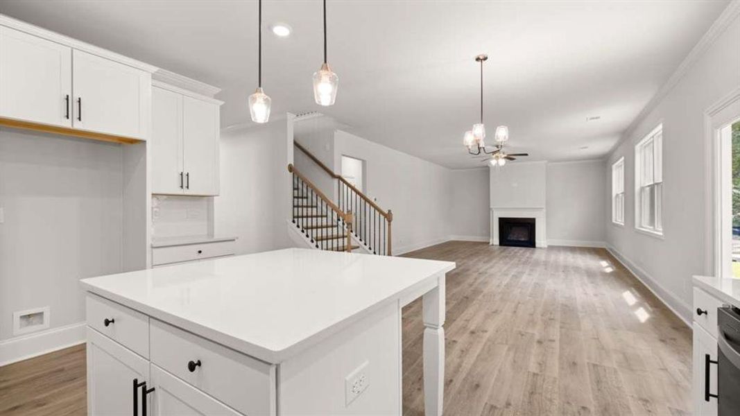 Furnished interior view inside a new home in Holland Estates, Powder Springs (Image 3). Furnished interior view inside a new home in Holland Estates, Powder Springs (Image 3).