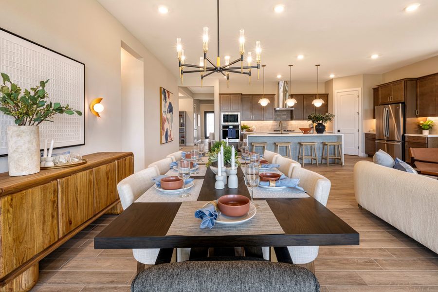 Furnished interior view inside a new home in Waterston Central, Gilbert (Image 7).