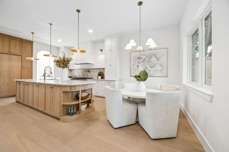 Furnished interior view inside a new home in , Dallas (Image 13).