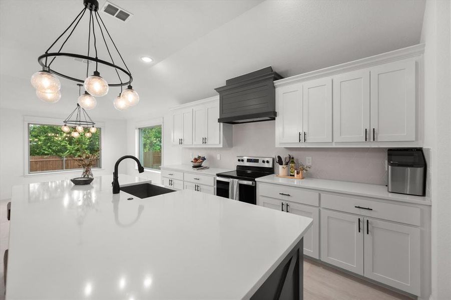 Furnished interior view inside a new home in Hadley Farms, Godley (Image 14). Furnished interior view inside a new home in Hadley Farms, Godley (Image 14).