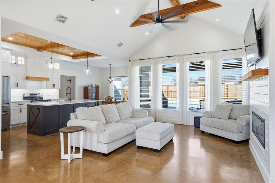 Furnished interior view inside a new home in , Mabank (Image 6).