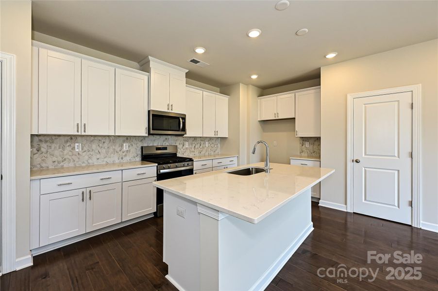Furnished interior view inside a new home in Seattle Crossing, Shelby (Image 3).