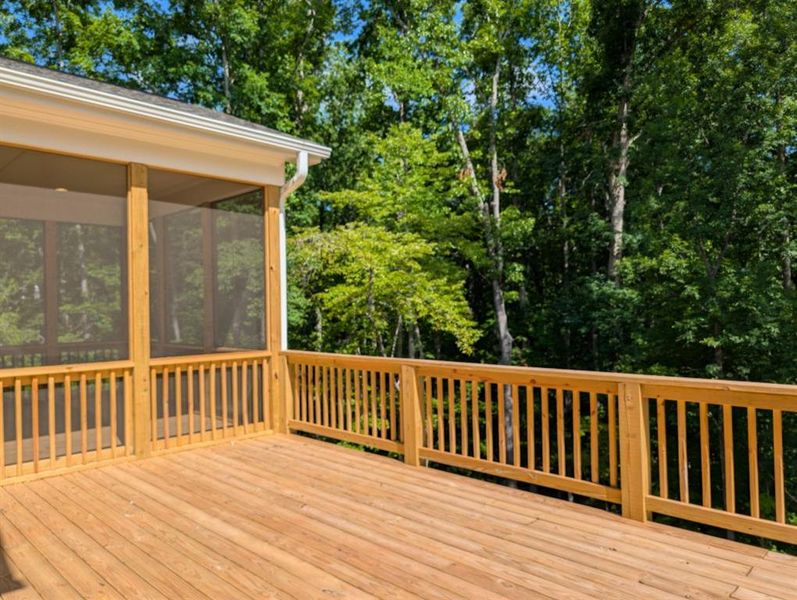 Exterior details and patio area of a home in Arden on Lanier, Cumming (Image 4).
