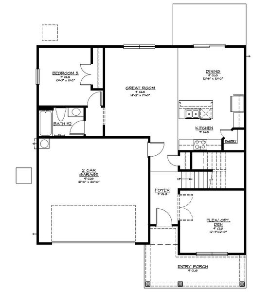 2D floor plan layout for the The Magnolia by Smith Family Homes in Heritage at New Riverside, Bluffton, SC (Image 3). 2D floor plan layout for the The Magnolia by Smith Family Homes in Heritage at New Riverside, Bluffton, SC (Image 3).