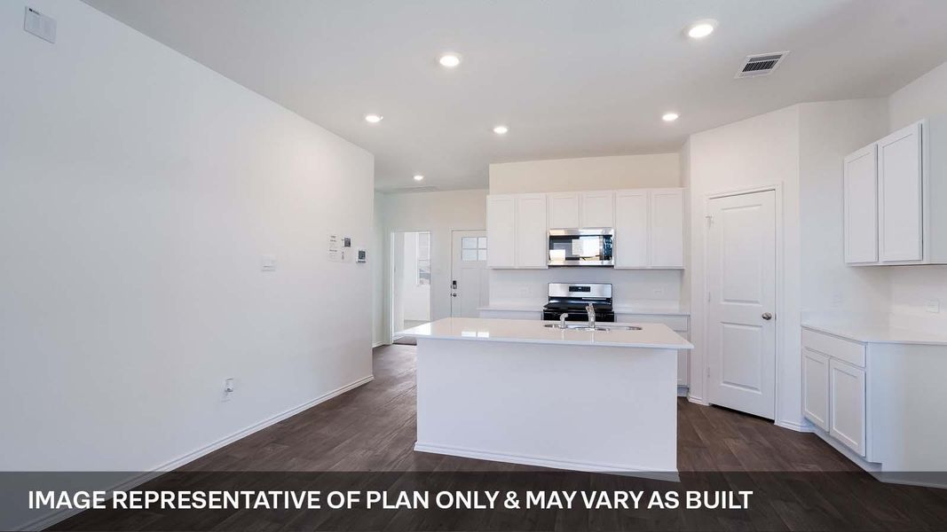 Furnished interior view inside a new home in Marigold, Kyle (Image 3).