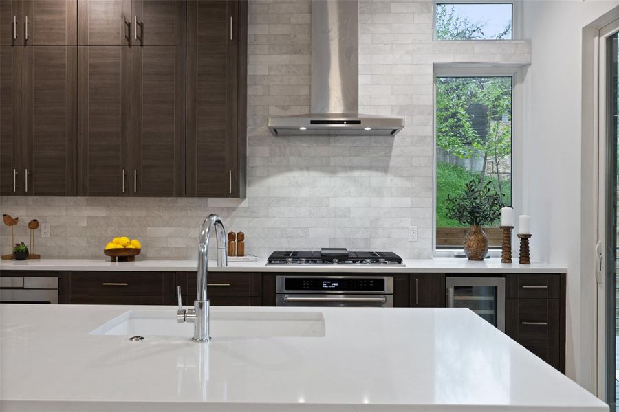 Close-up of interior finishes inside a home in , Austin (Image 18).